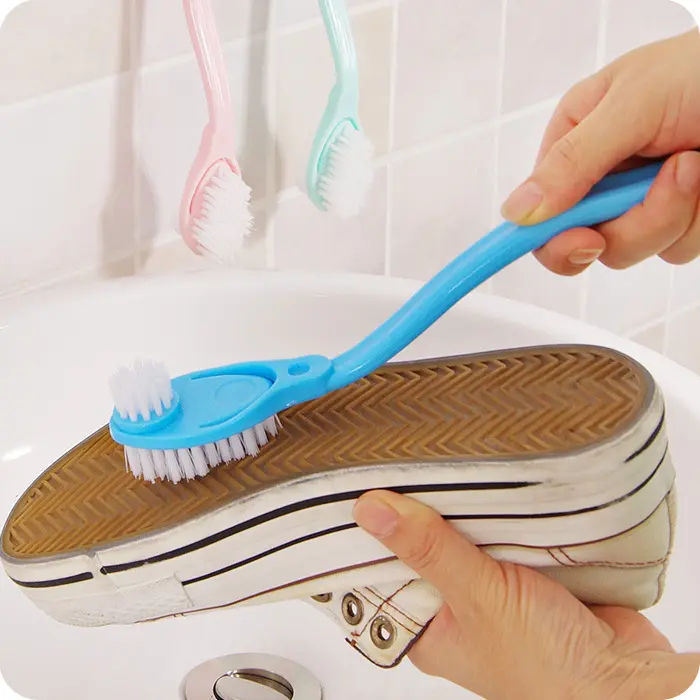 Double long handle shoe brush cleaner cleaning brushes Washing Toilet Lavabo Pot Dishes home cleaning tools