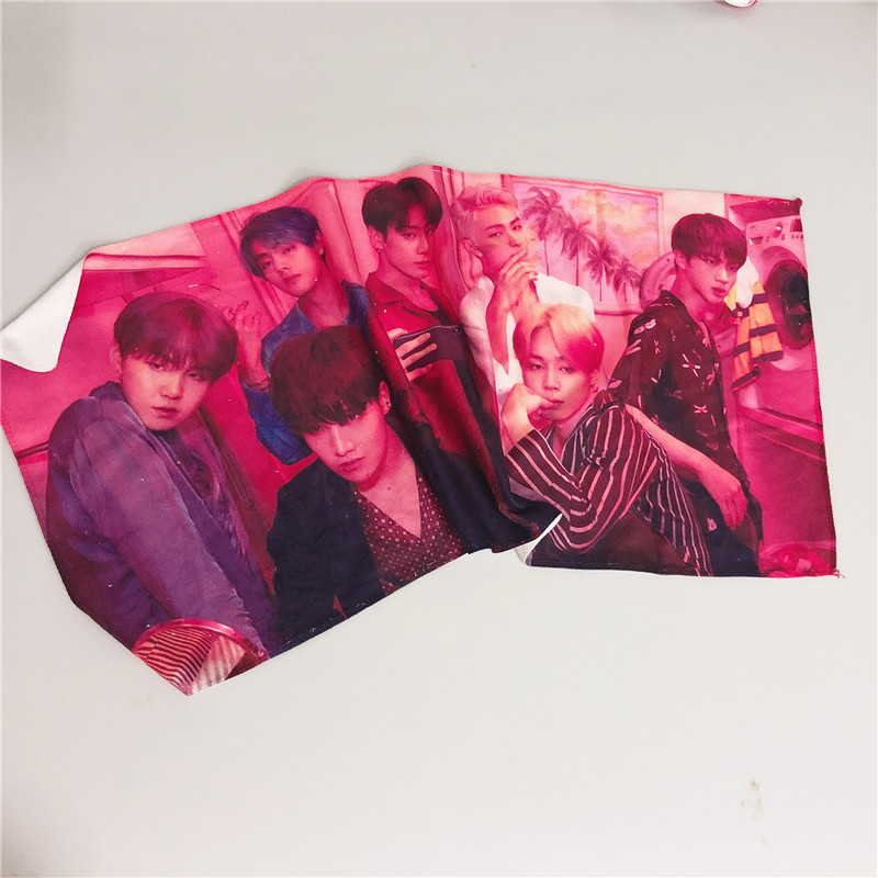 2021 Kpop карта товаров души Persona альбом Bt21 банное полотенце Bt21 фото полотенце