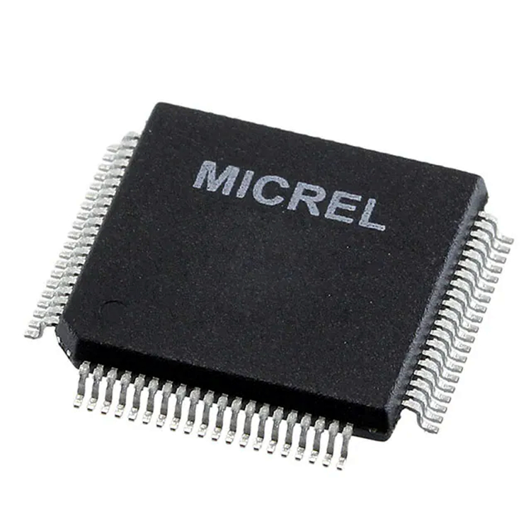 Оригинальный электронный контроллер Ethernet KSZ8795CLXIC 10/100 Base-T TX PHY MII RMII интерфейс 80-LQFP KSZ8795CLXCC