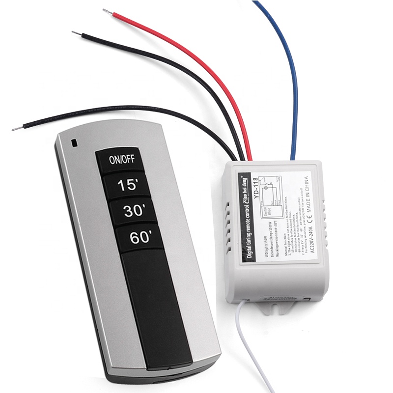250W 110V 4 канала rf переключатель цифровой беспроводной пульт дистанционного управления для ультрафиолетовая бактерицидная лампа