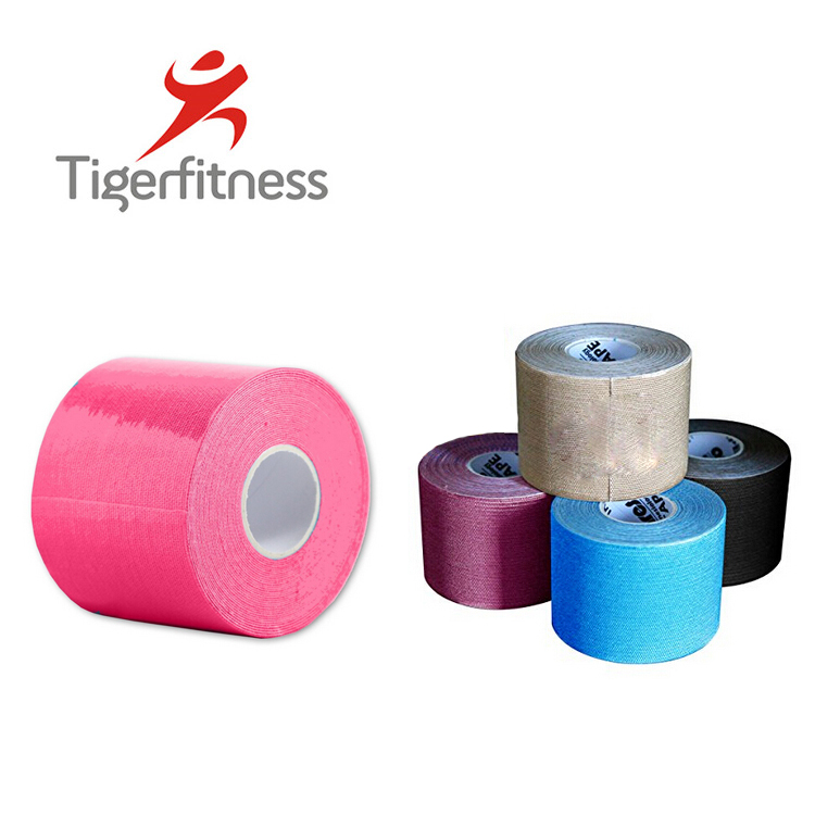 Самоклеящаяся Спортивная пленка Tiger для фитнеса, спортивная лента, медицинская лента