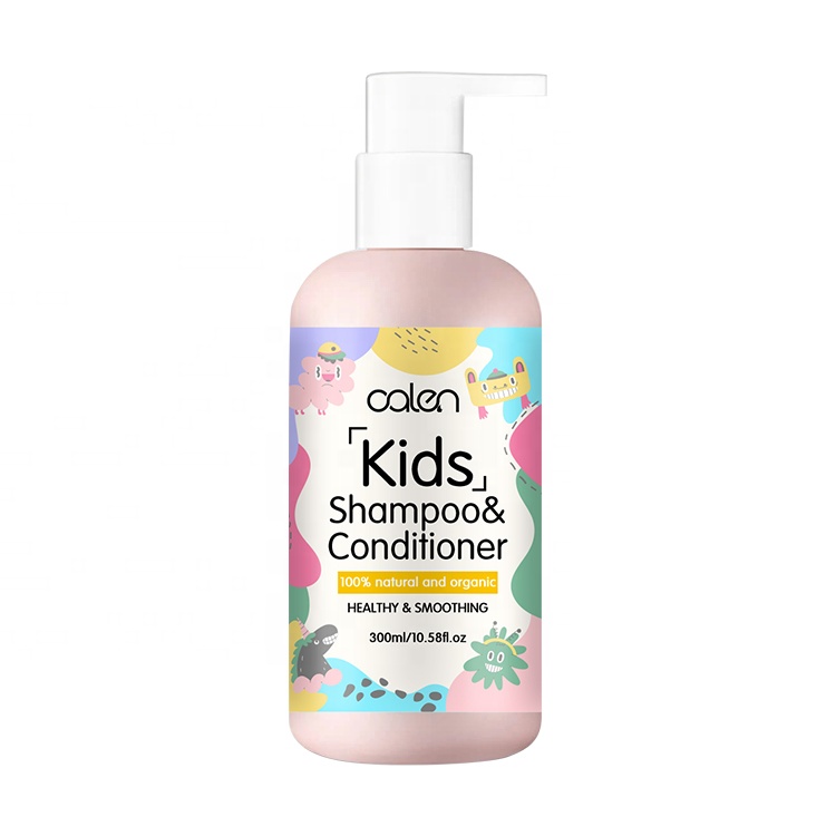 Oalen Wholesale Baby Hair Care 100% Natural Gentle for Cleaning Curls Kid Shampoo and Conditioner