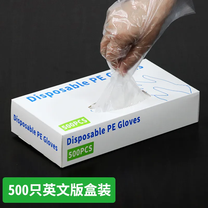Tpe sheer restaurant plastic transparent dhpe new cpe eco friendly polythene buy hand pe gloves with box