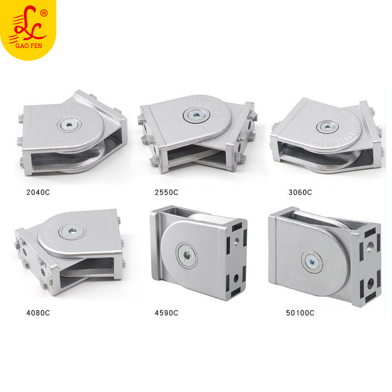 Подвижная петля 3060C/4080C/4590C, подвижная часть из цинкового сплава, соединительная Петля под любым углом, шарнирное соединение