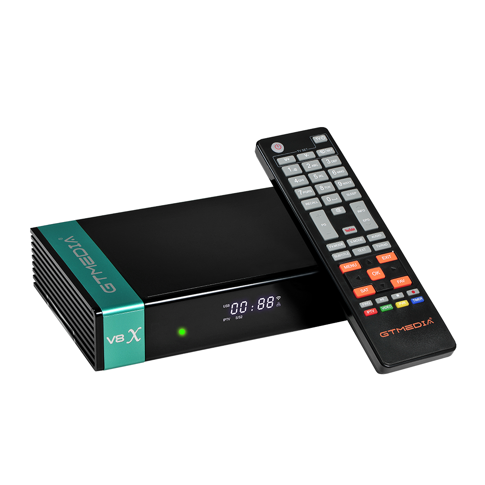 V8X H.265 DVB-S/S2/S2X спутниковый ТВ-приемник с CA и разъемом для карт, поддерживает до Conax Irdeto Viaccess Nagravision комплект компьютерной приставки к телевизору