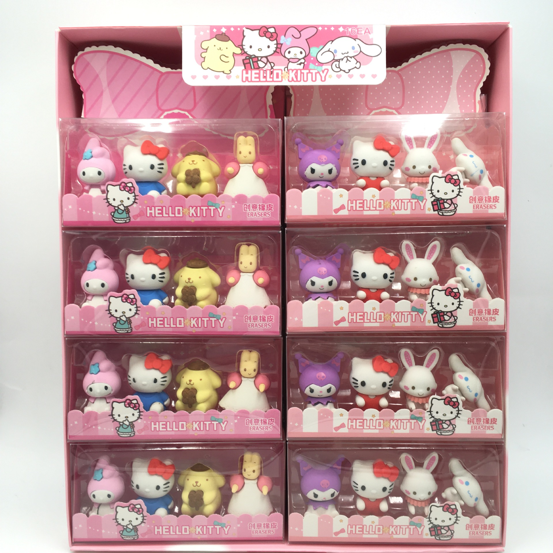 Sanrio семейная серия ластиков креативный обучающий приз подарок 3D стерео ластик Kulomi Sanrio Мелодия ластик