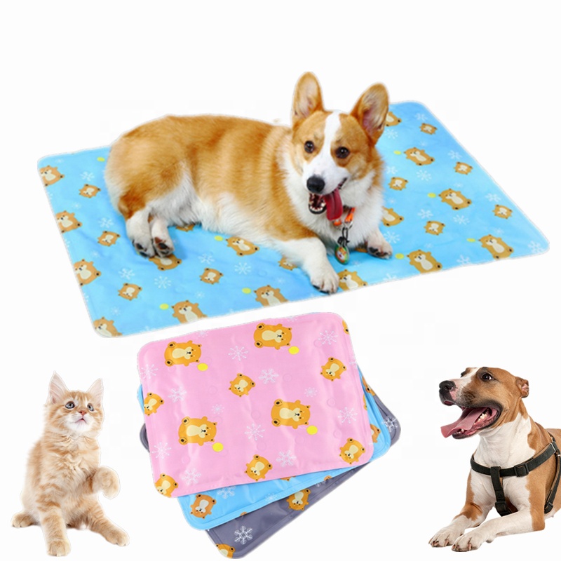 Spot amazon top seller dog cooling pad summer comfortable cold cat pet cool mat