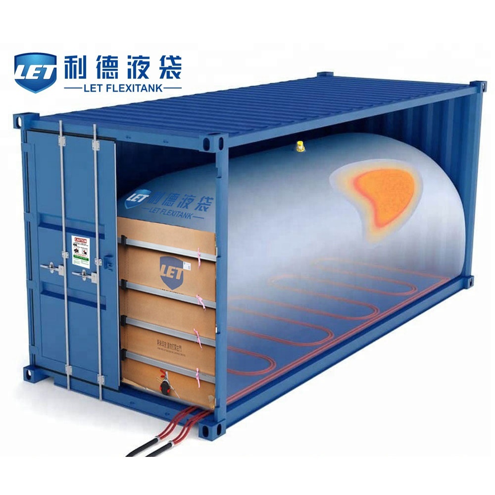 Bulk Container Liner Bag Oil Bulk Liquid Transport Food Grade Bag 24000 Liter Flexitank