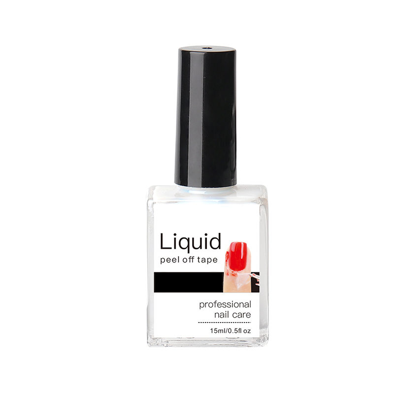Tearable Beginner Aids Printed Transparent Edge Nails Gel Uv Gel Polish Anti-spill Glue