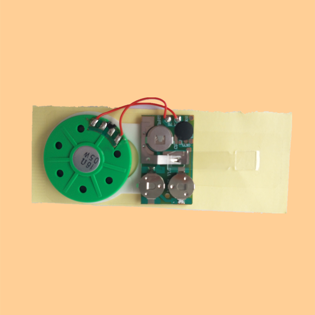 Recorder module for greeting card/ music box audio chip for custom DIY folding printed paper card Christmas New Year holiday