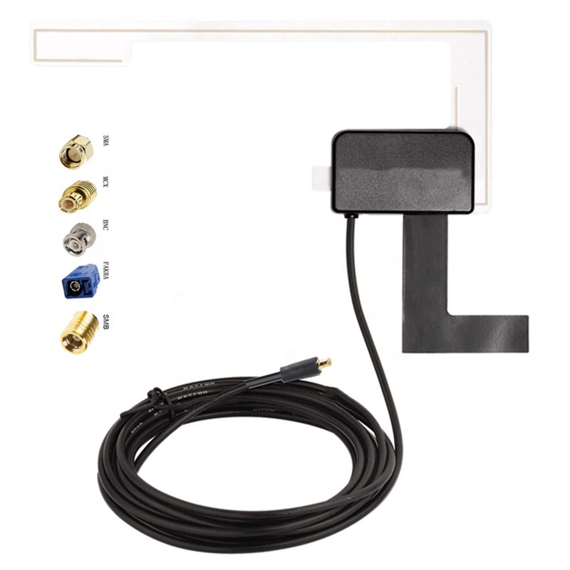 Factory Price DAB+ Aerial FM Car Radio Antenna DAB Active Car Antenna MCX F Plug Window Mount Antenna