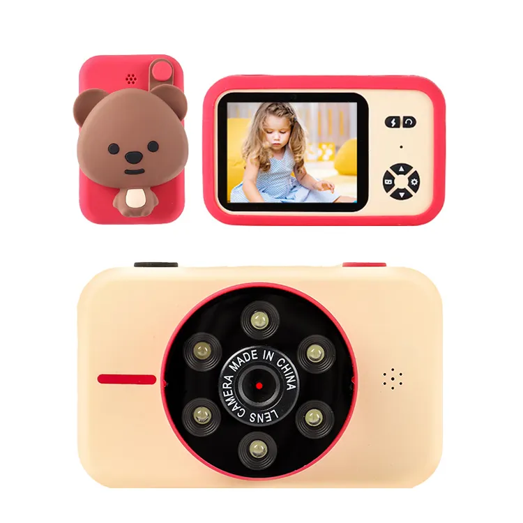 Kids Camera Gift 4k Children's Camera 2.4 Inch HD Screen Kids Fun Digital Photo Video Camera Toys For Children Gift