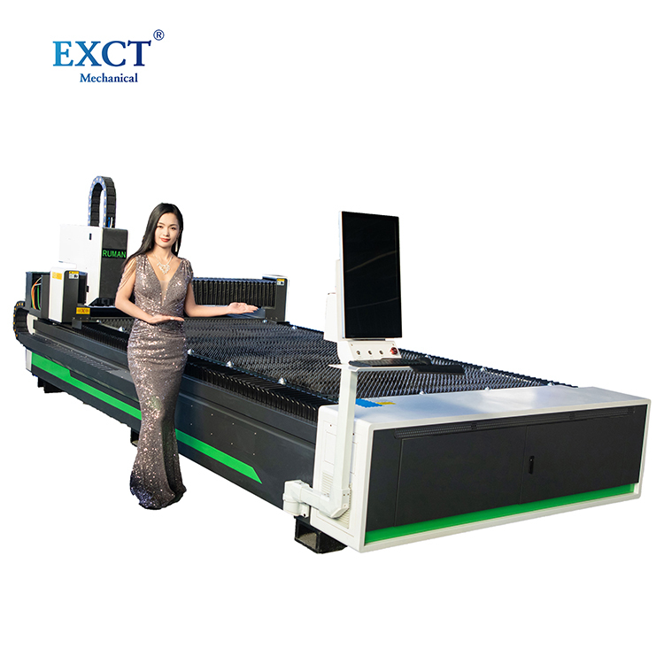 laser iron sheet cutting machine Max Fiber Laser Cutter with Servo Motor Drive System