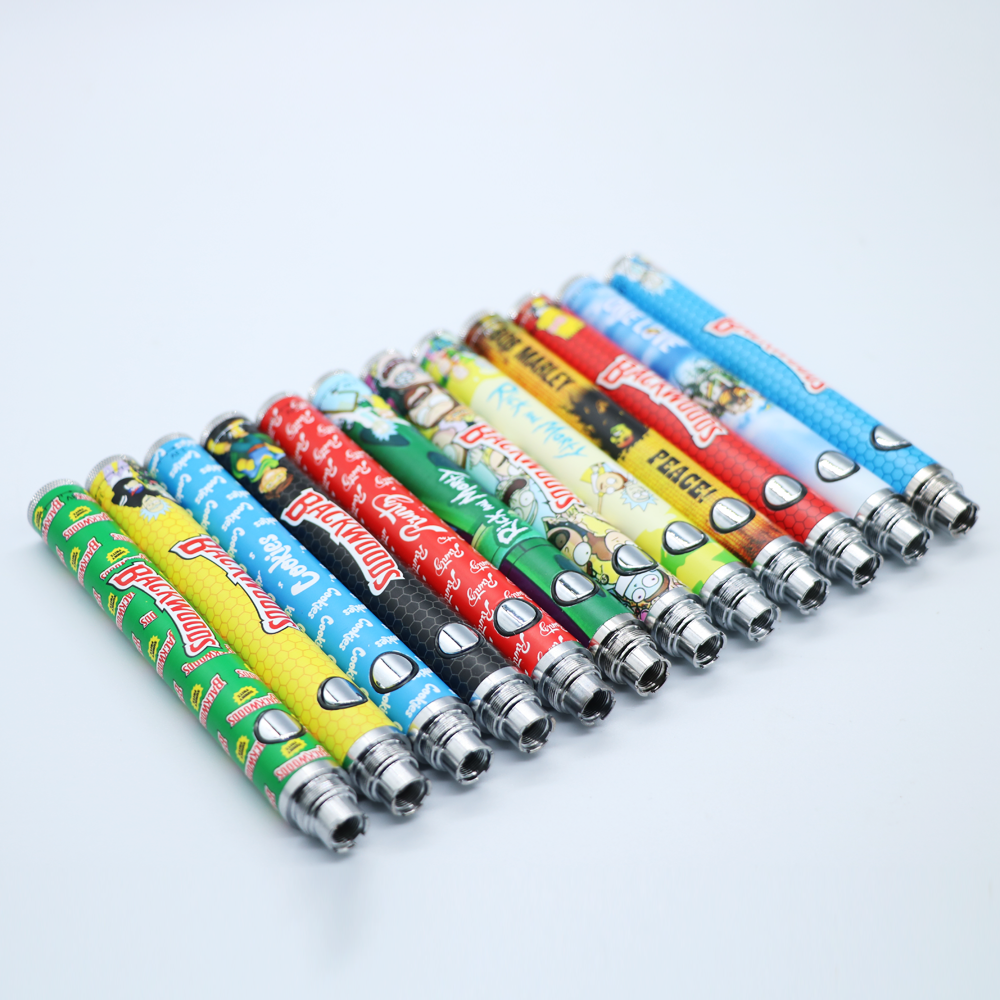 Заводская поставка 1100mAh Регулируемое напряжение твист КБР Подогрев vape ручка батарея