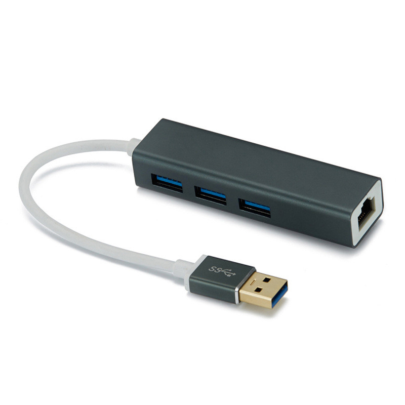 3 порта USB 3,0 концентратор для RJ45 10/100/1000 Мбит/с Gigabit Ethernet LAN1 проводным сети usb 3,0 концентратор 4 порта для Windows, Mac