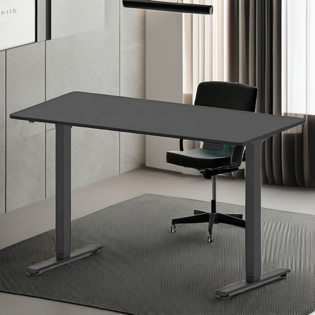 Adjustable RGB Modern Design Gaming Desk With Electric Height Adjuster Revolving & Extendable for Office Use