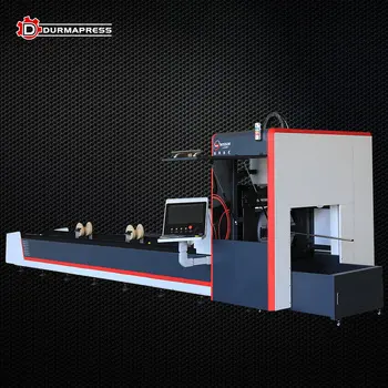 Excellent Configuration 1500W Tube Fiber Laser Cutting Machine Diameter 460MM 6500MM With Full Steel Structure