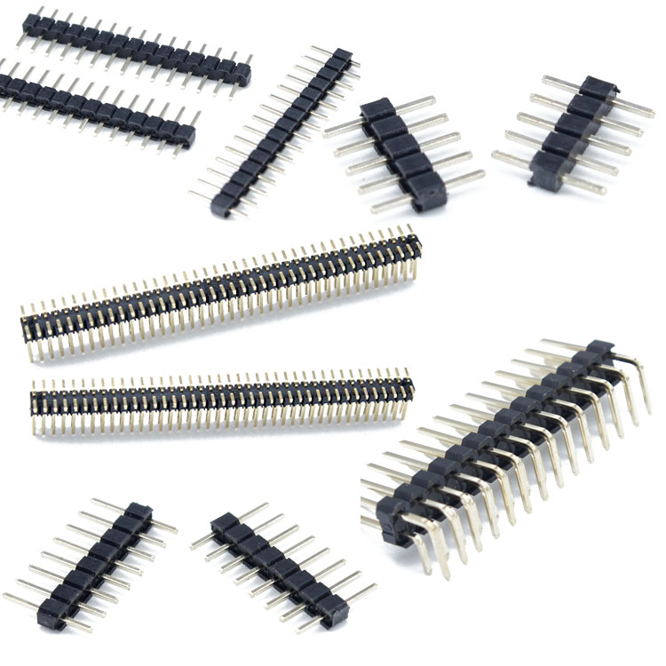 Индивидуальный 0,8 мм 1,0 мм 2,54 мм Шаг 4pin 30 40 PCB Pin Smd разъем 2*20 штабелирование 1,27/2,54 мм Шаг штекер 1,27 мм Smt контактный разъем