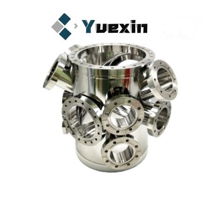 customized stainless steel 304 316L Large Mini acceleration accembly vacuum lab chamber retort spherical CF tube vacuum chamber
