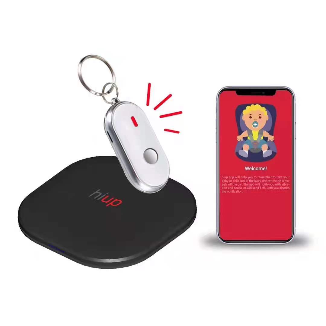 New Design GPS Tracking Infant Kid Baby Car Seat Safety alert alarm Reminder system smart pad Cushion Mat Pad Keychain