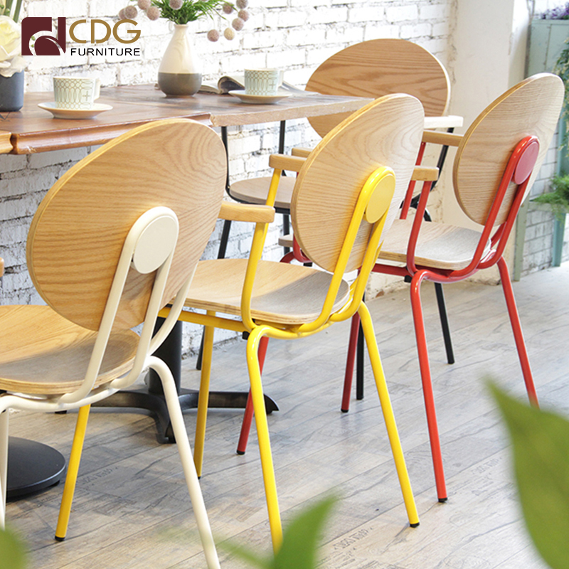 Restaurant Dining Room Wooden Furniture Table Chairs Set Dining Chairs Modern