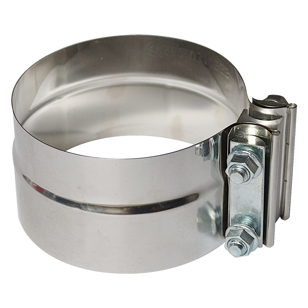 2.0" 2.25" 2.5" 3.0" 4.0" 5" Stainless Steel Lap Joint Exhaust Band Clamp
