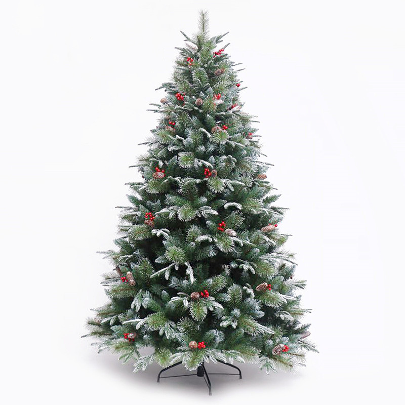 Manufacturer Customized indoor outdoor Artificial PVC PE decorated Christmas Tree from 90cm to 240cm