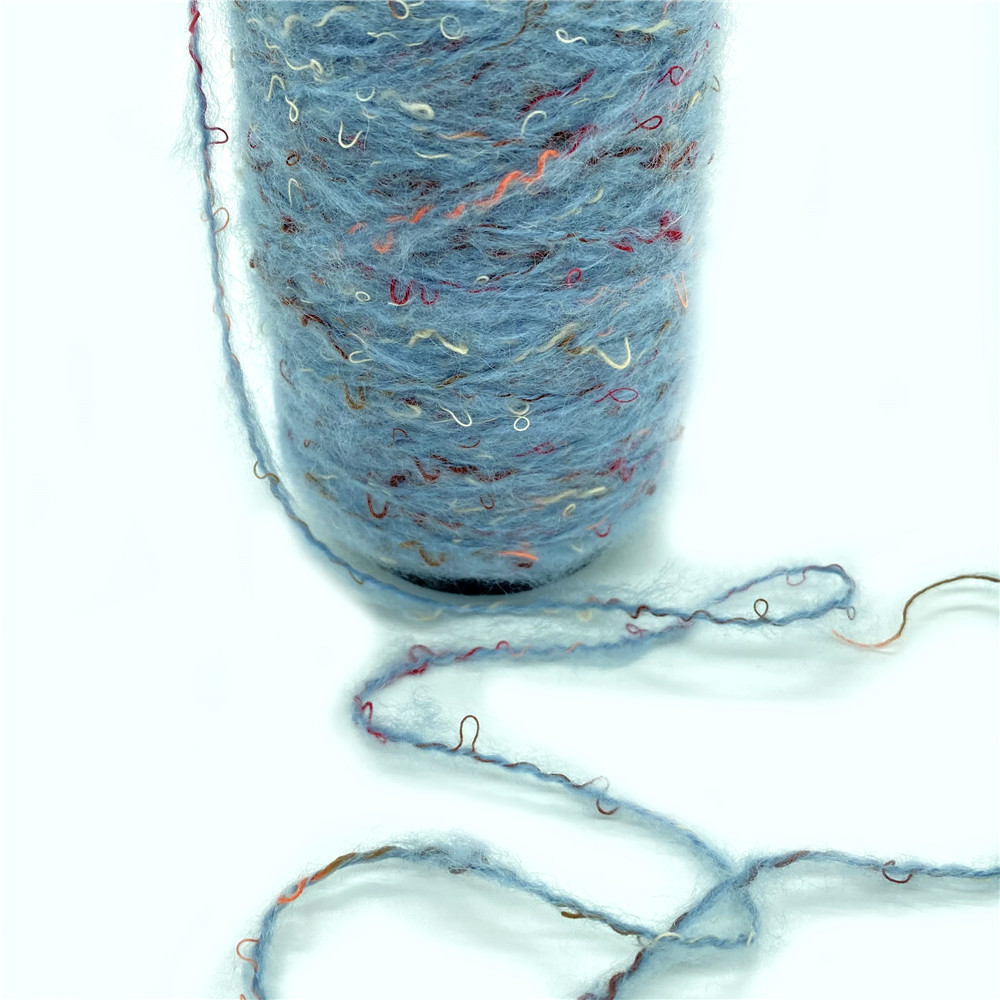 Sweater fancy yarn colors blended 85% acrylic kid 100% mohair yarn wholesale for knitting