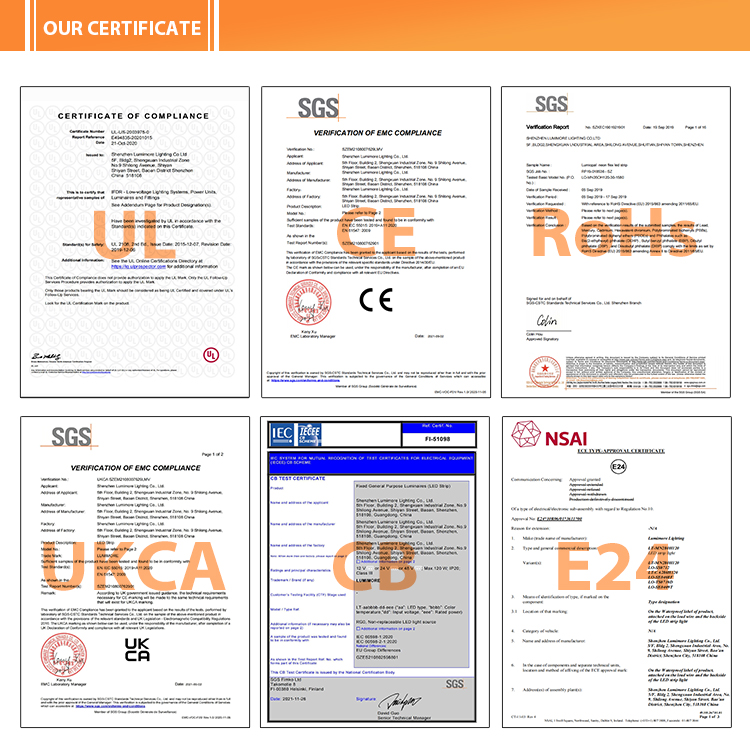 CV Constant Voltage LED Strip High Efficacy 2835 240LED 12mm led rope high quality led tape cri90