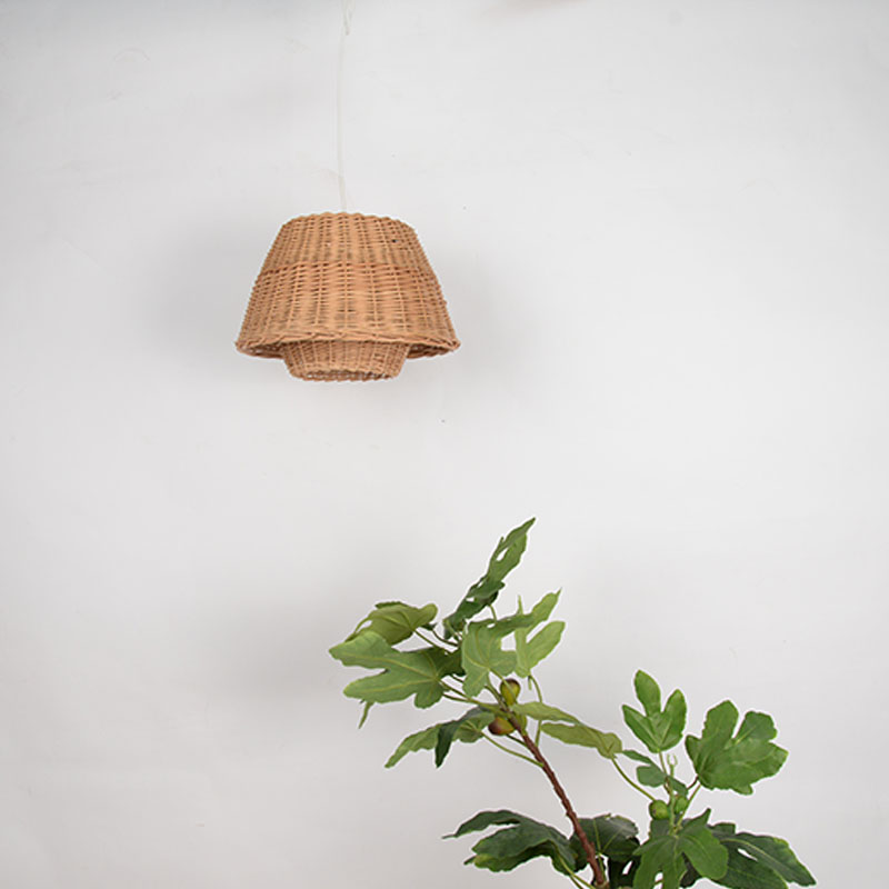 Wholesale Easy to Home Decor Bamboo Weaving Ceiling Pendant Hanging Handmade Lampshade