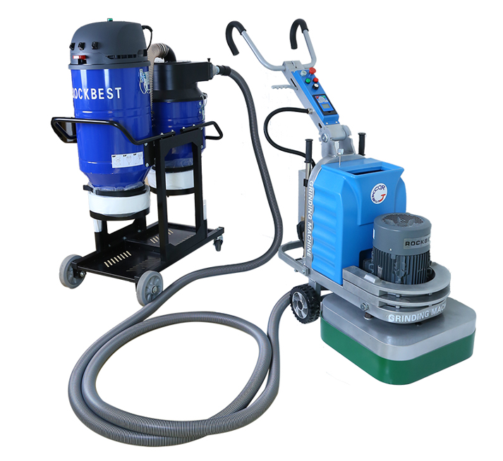 concrete grinder vacuum floor machine