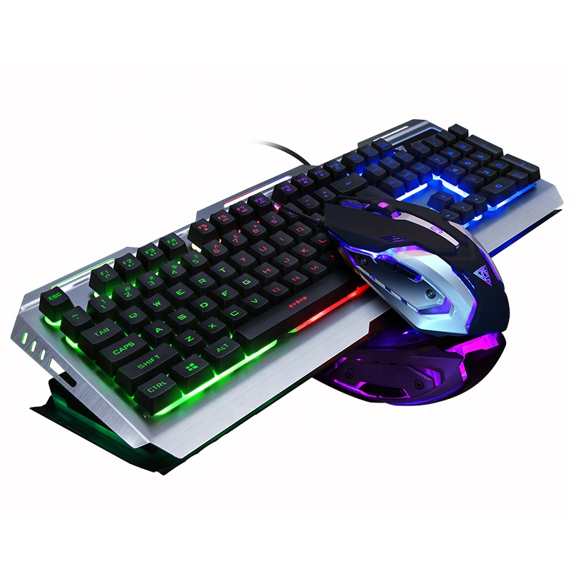 Механический проводной ПК компьютер ноутбук USB rgb игровая клавиатура