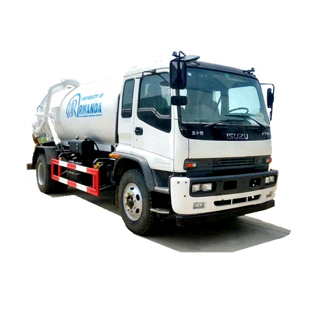 Японский бренд isuzu, очистка канализации хорошего качества, 12000 л, грузовик для отсасывания канализации
