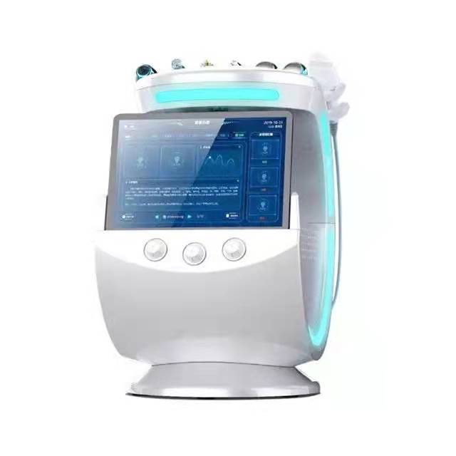 Ice Blue Magic Mirror Skin Analyzer Face Lifting Microdermoabrasion Oxygen Sprayer Hydrodermabrasion Deep cleaning Machine