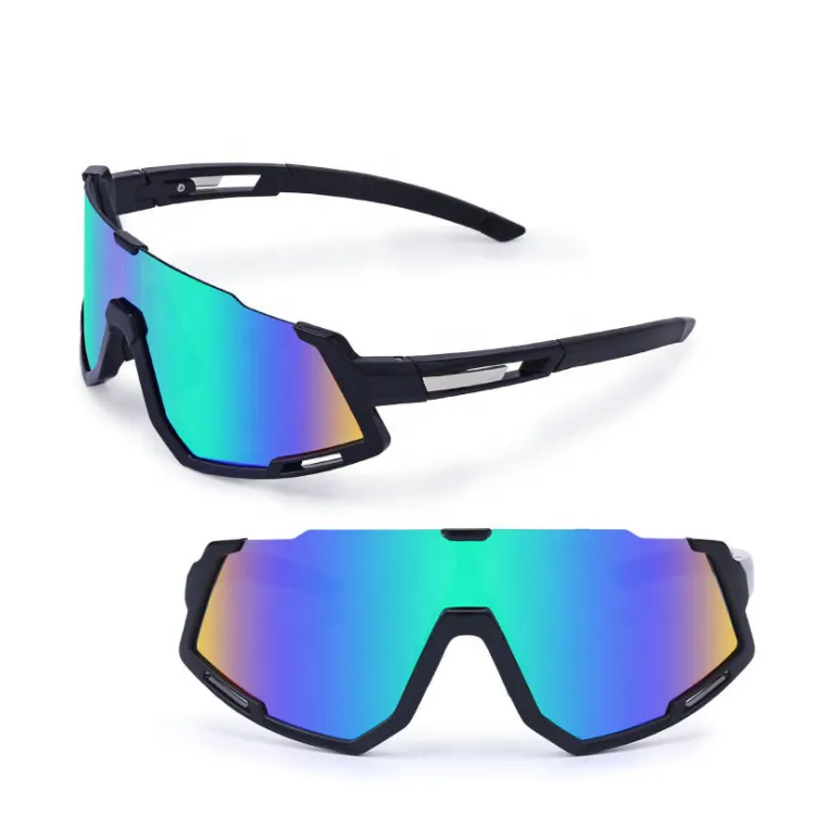 Sports Goggles Wholesale Custom Colors Discoloration Sunglasses Cycling