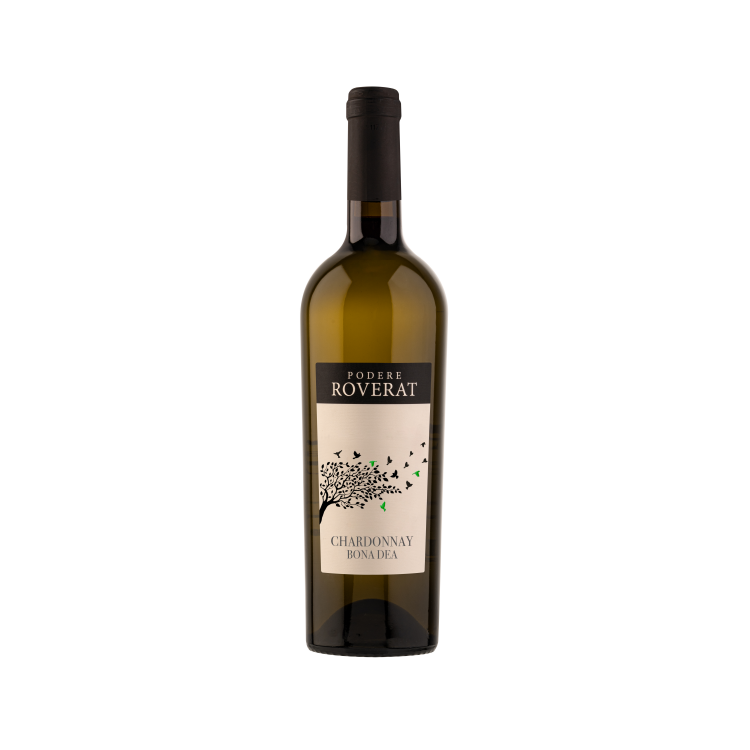 Высококачественное итальянское белое вино премиум-класса BONA DEA CHARDONNAY 750 мл Podere Roverat Venice