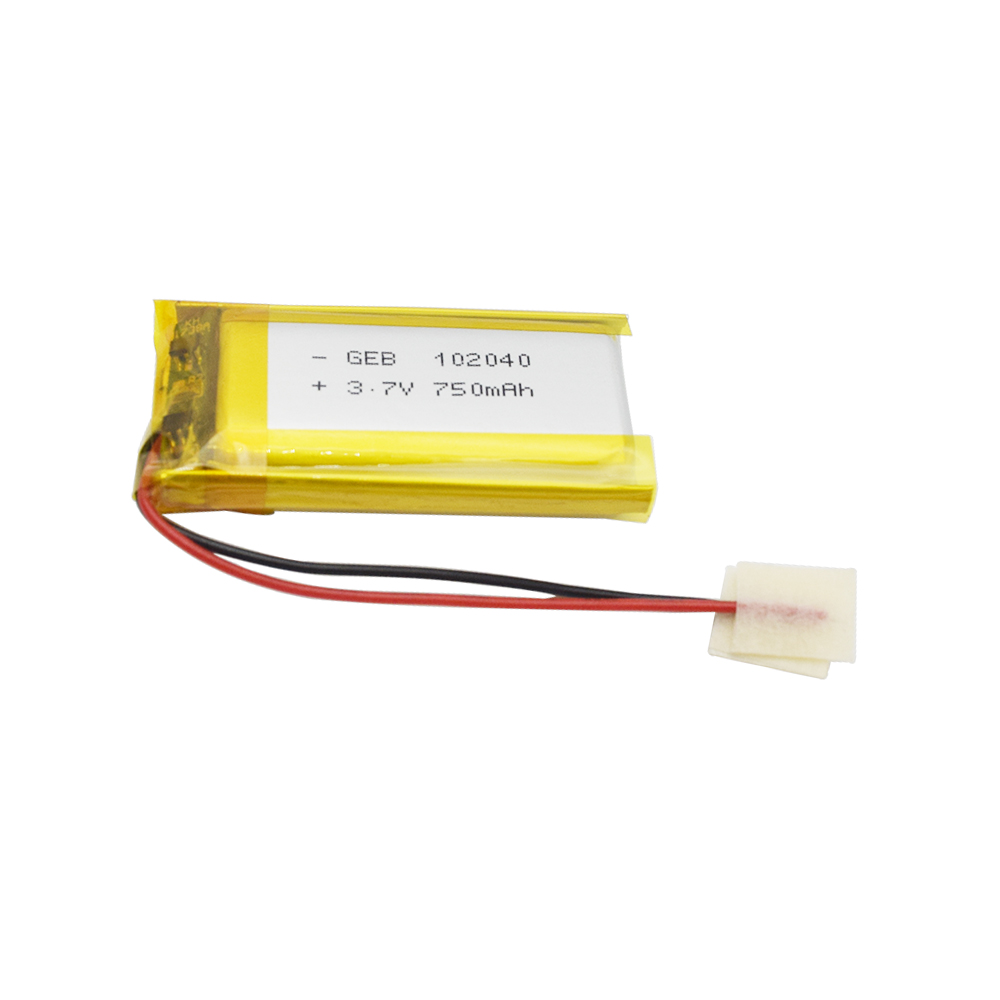 Супер тонкий 102040 3,7 v 750mah литий-полимерный аккумулятор