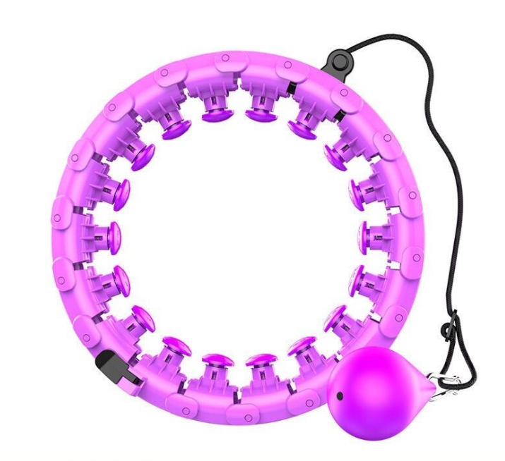 High Quality Fitness Smart Weighted Lose Exercise Detachable Portable Sports New Mobile Gym Fitness Hula Hoops For Adults