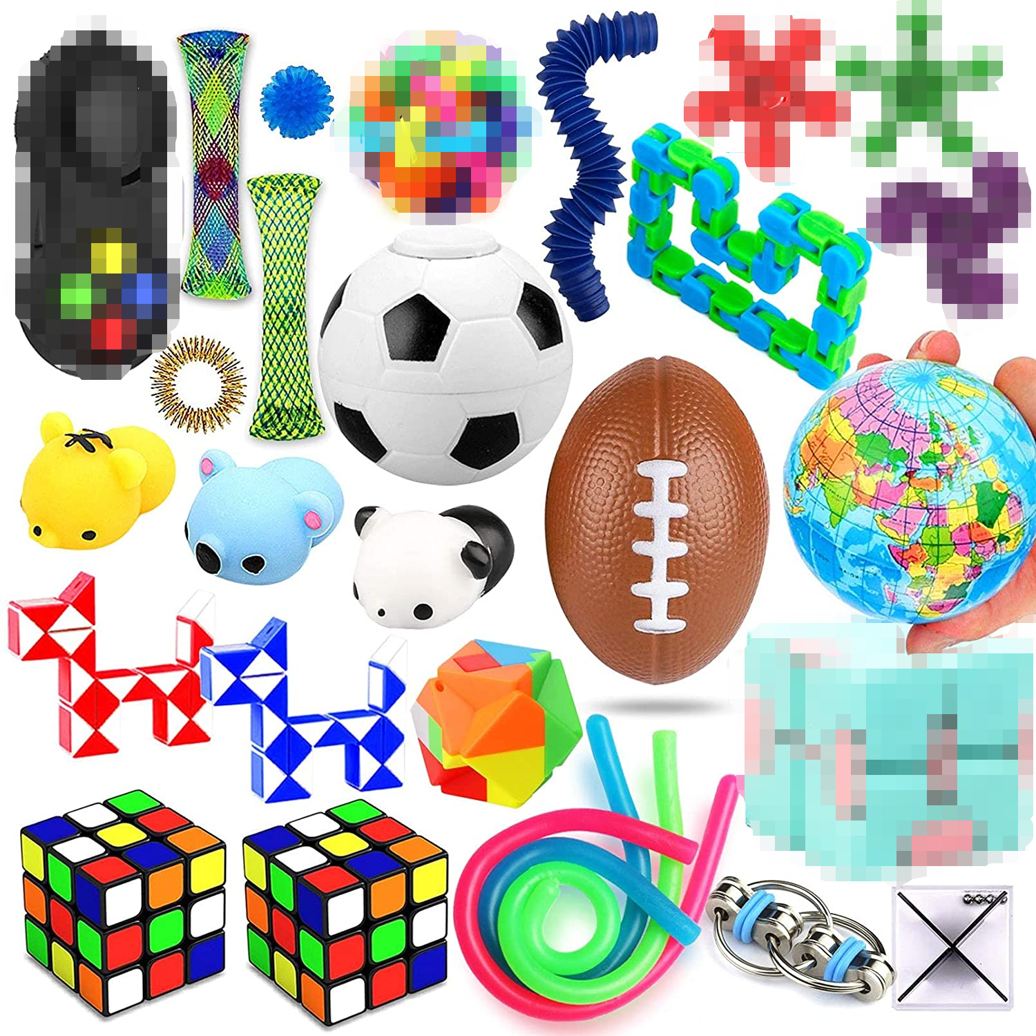 28pcs push pack 28 pack bundle sensory fidget toys set for stress
