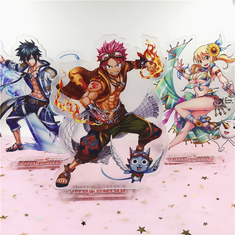 Двусторонняя акриловая стоячая открытка Natsu Dragneel с аниме «Фея хвост»
