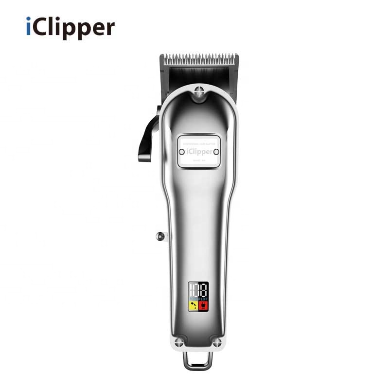 IClipper-K2s аккумуляторная электромашинка для стрижки волос, беспроводной все металл заколки для волос, триммер для волос