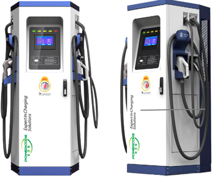 Быстрое зарядное устройство 60 кВт CCS и CHAdeMO EV DC с RIFD и OCPP