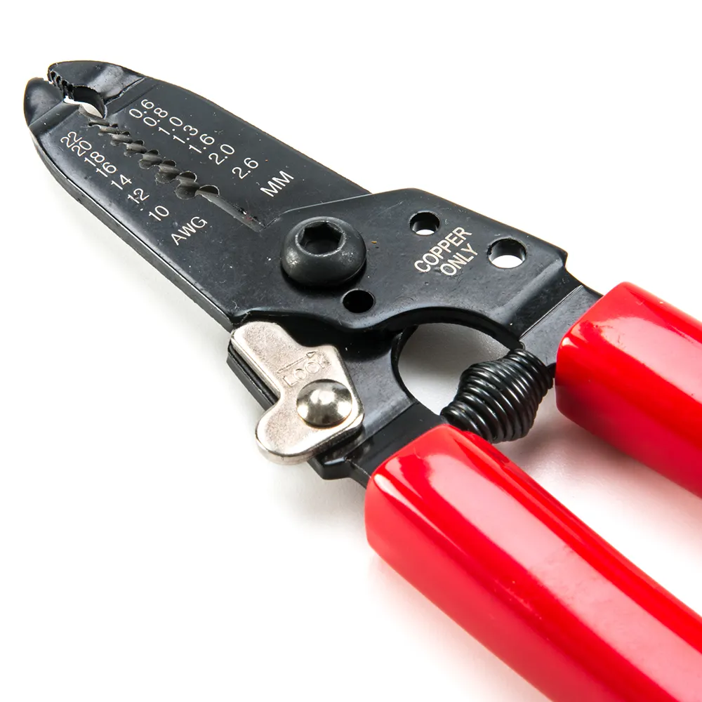 Electrical Stripper 6" AWG 22-10 Electrical Electrician Crimpadora Network Cable Terminal Wire Cutter Cutting Stripping Tool Wire Stripper