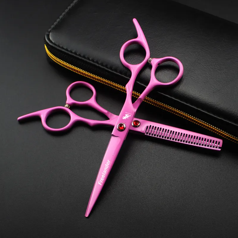 6.0 inch LCH-31 new fashion design beauty barber scissors flat scissors tooth Hair scissors