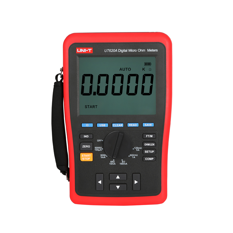 UNI-T UT620A DC низкое сопротивление тестер цифровой измеритель ом миллиомный микро-ом Длина Четыре провода измерения