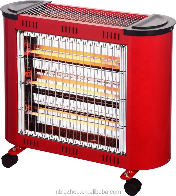 Carbon electric heaters halogen tube lights infrared space heater with quartz for room