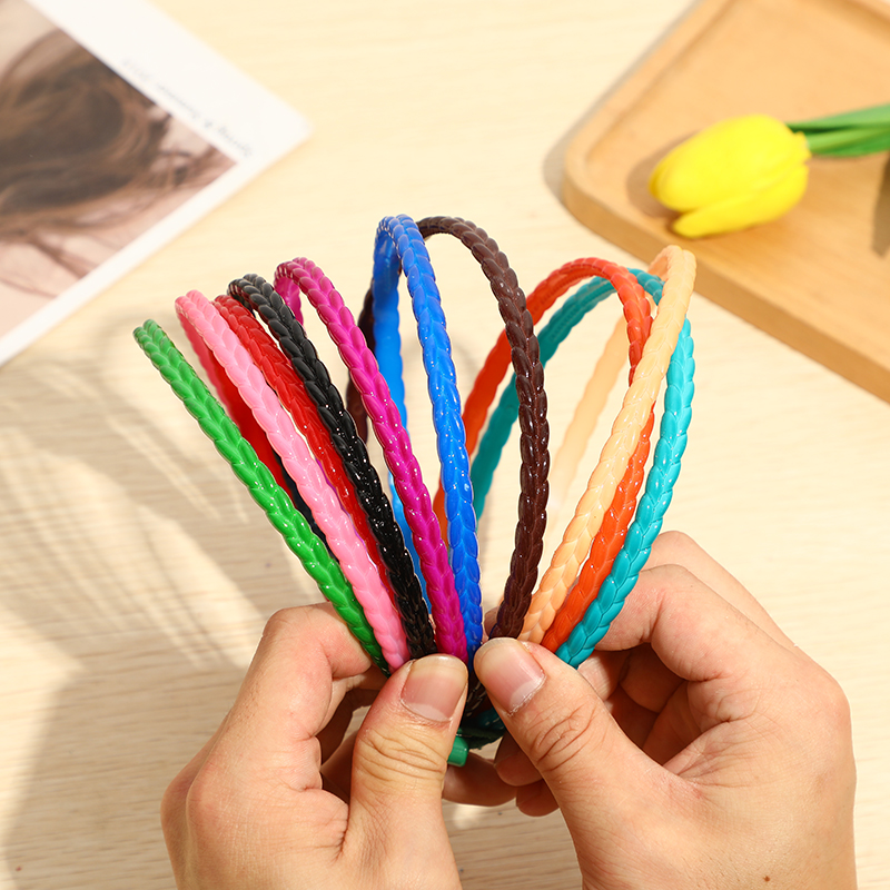 Plastic popular Fashion simple headband ladies hairband plastic hairbands hair accessories