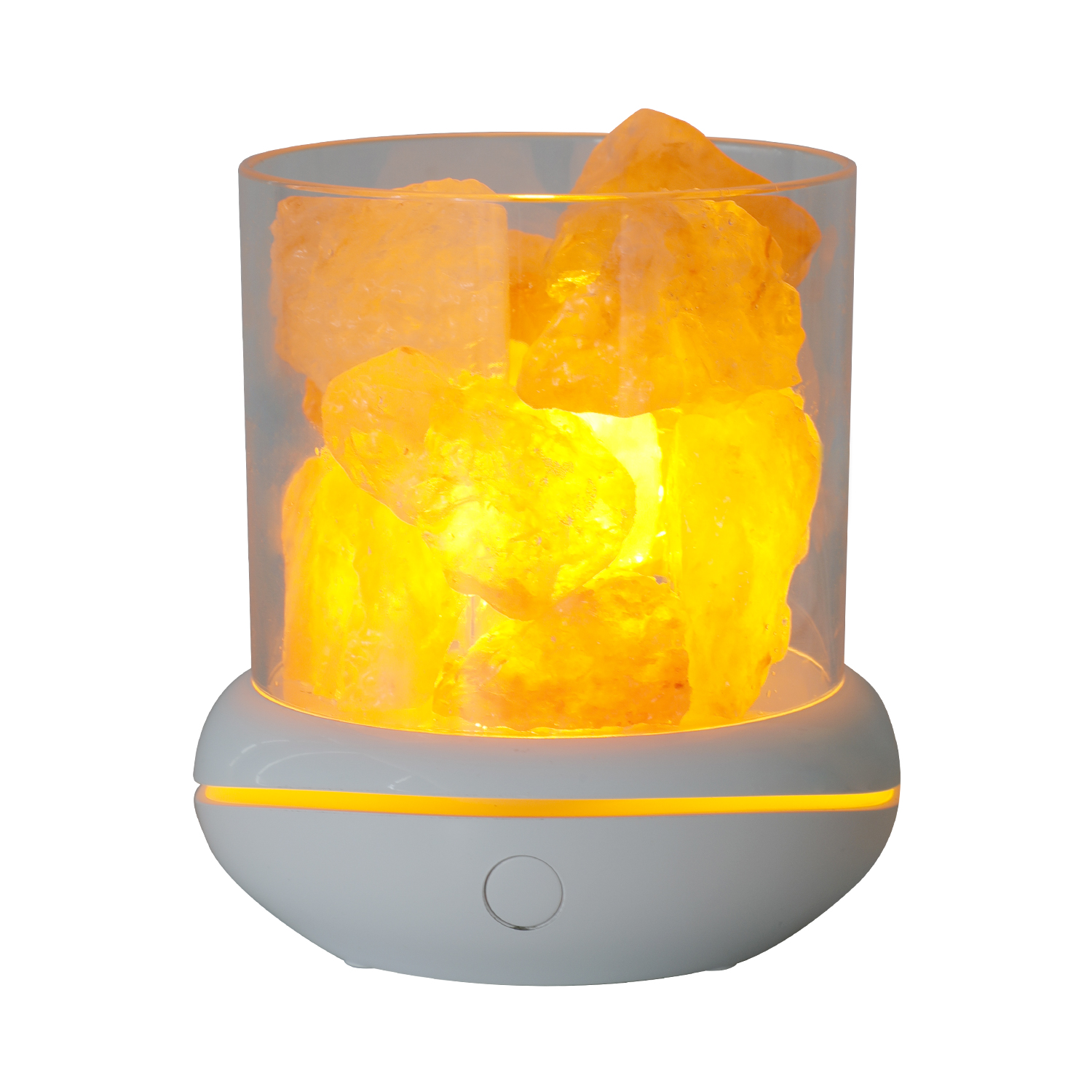 New Design Gift Light USB Aromatherapy Himalayan Salt Lamp Night Light Color Changing Home Deco Air Purifier Natural Salt Rocks