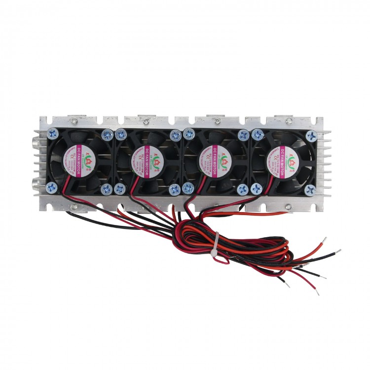 12V 4 чип TEC1-12706 термоэлектрический воздушный радиатор охлаждения вентилятор Cooler