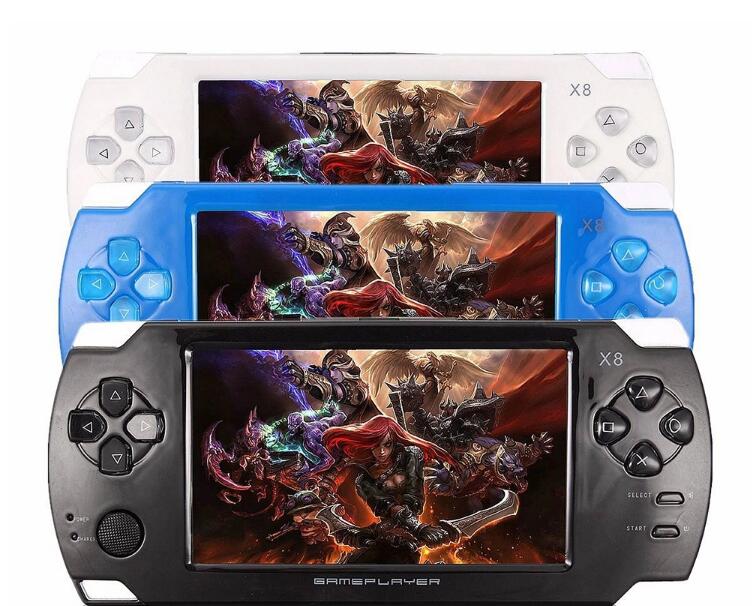 Для PSP 4,3 "8G память встроенный эксклюзивный сенсорный геймпад классическая ретро мини AV портативная игровая консоль для видео x8
